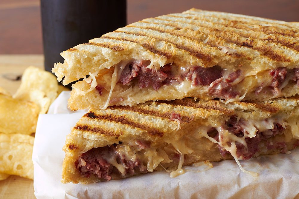 Pulled Pork Panini with Pickled Red Onions