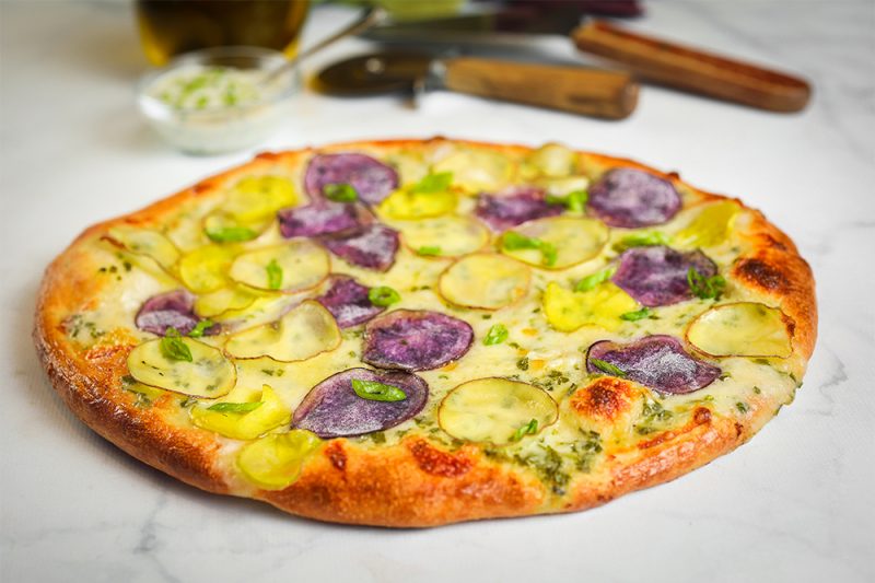 Spring Potato Pizza