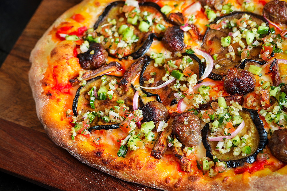 Turkish Meatball Pizza