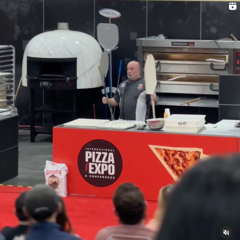 Demo from Chef Anthony at Pizza Expo 2024