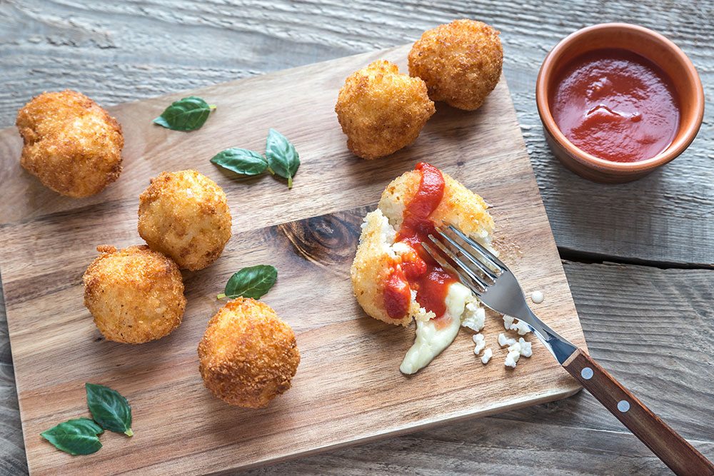 Prosciutto and Arancini