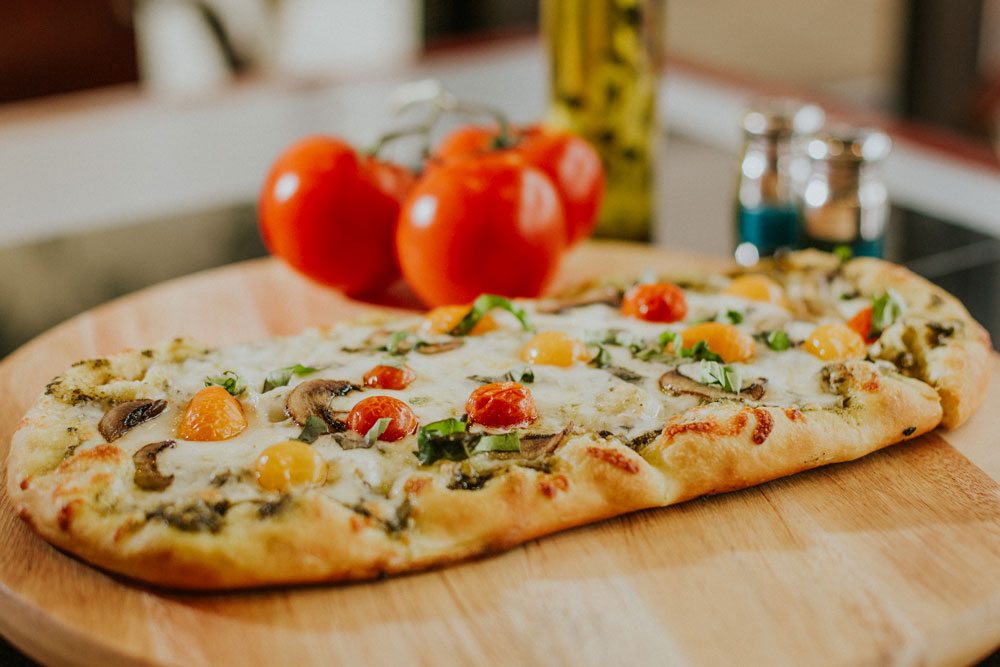 Grilled Pesto Flatbread