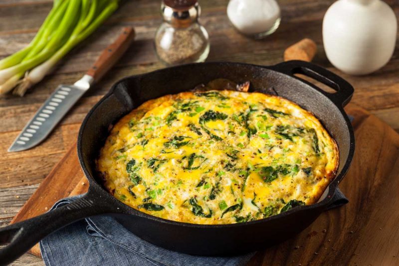 Cheese and Steak Frittata